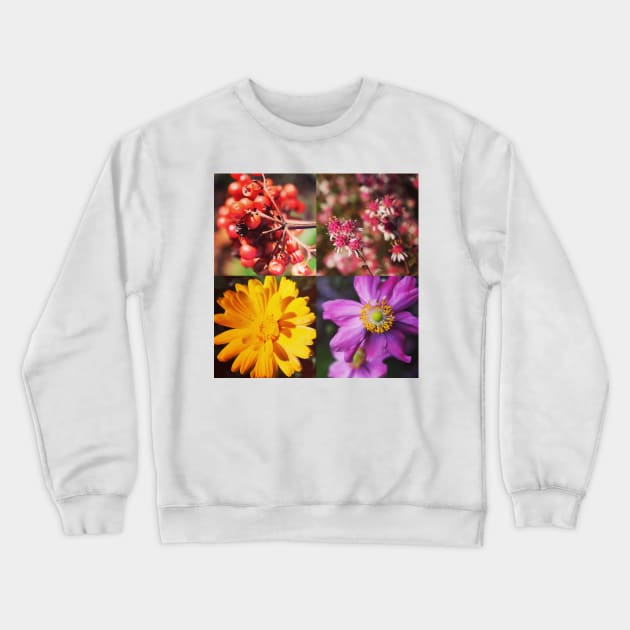 autumn flowers Crewneck Sweatshirt by Jonesyinc